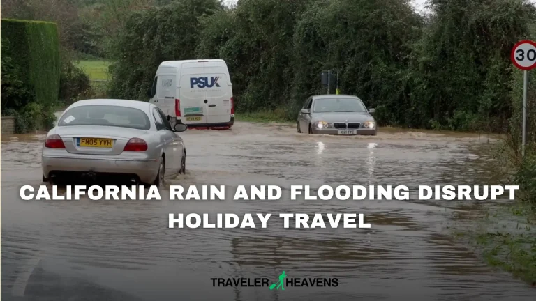 California Rain and Flooding Disrupt Holiday Travel